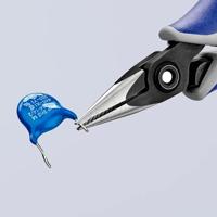 Knipex 34 52 130 Platte rondbektang Elektronica en fijnmechanica Chroom-vanadium kogellagerstaal 130 mm - thumbnail