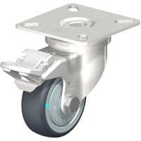 Blickle LPXA-TPA 50KFD-FI Zwenkwiel met rem Wieldiameter: 50 mm Draagvermogen (max.): 50 kg 1 stuk(s) - thumbnail