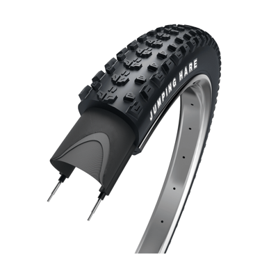 Obor jumping hare, zwart zonder reflectie, 29x2.25, etrto 57-622 single skin tpi 60