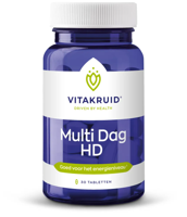 Vitakruid Multi Dag HD 100% Vegan 30 Tabletten - thumbnail