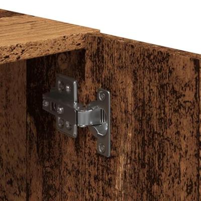 Tv-meubel 180x31,5x40 cm bewerkt hout oud houtkleurig