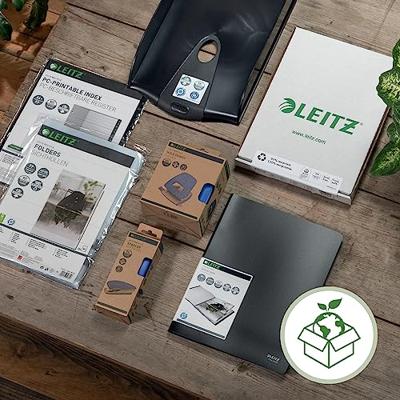 Leitz Recycle geperforeerde showtas, ft A4, 100 micron, gekorreld, doos van 25 stuks - thumbnail