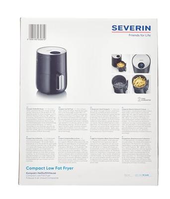 Severin FR 2455 Friteuse met weinig vet 1,8 l Enkel Zwart, Zilver Vrijstaand 900 W