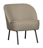 BePureHome Fauteuil 'Vogue' Bouclé, kleur Beige - thumbnail