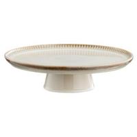 Taartplateau Camille - beige stoneware - Ø31 cm - thumbnail