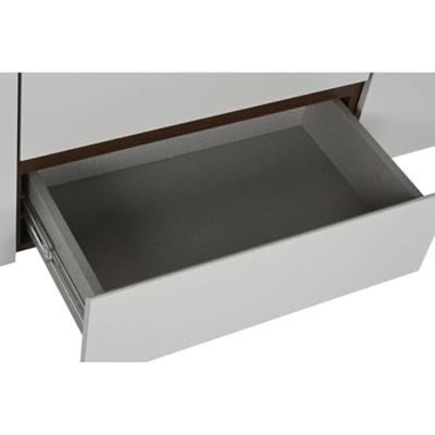 Dressoir Home ESPRIT Wit Bruin Gouden Hout Hout MDF 183 X 41,5 X 80 cm