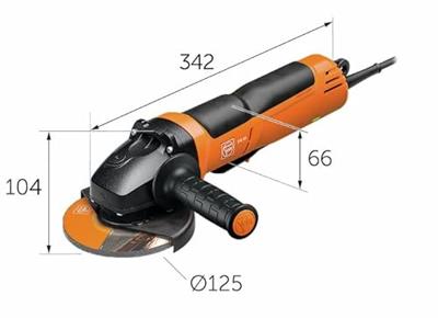 Fein CG15-125BLP 72250860000 Haakse slijper 125 mm 1500 W Fein CG15-125BLP 72250860000 Haakse slijper 125 mm 1500 W