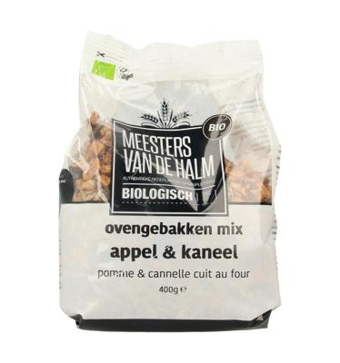 Ovengebakken mix appel en kaneel bio 400 Gram Ovengebakken mix appel en kaneel bio 400 Gram