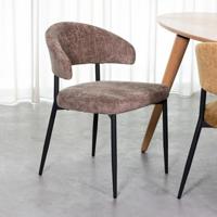 LABEL51 Eetkamerstoel Bliss - Hunter - Elite - Black Frame - thumbnail