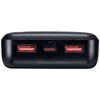 VOLTCRAFT PB-19C-M Powerbank 20000 mAh USB PD, Quick Charge LiPo Zwart - thumbnail