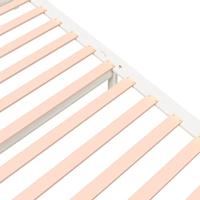 Bedframe massief hout wit 140x200 cm - thumbnail
