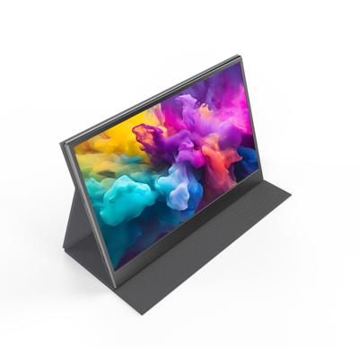 Denver PMO-15604 LED-monitor Energielabel B (A - G) 39.6 cm (15.6 inch) 16:9 30 ms Mini-HDMI, USB-C, Hoofdtelefoon (3.5 mm jackplug) IPS LED