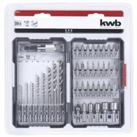 kwb 108910 Boor- en bitassortiment 39-delig Metaal 2 mm, 2.5 mm, 3 mm, 3.5 mm, 4 mm, 5 mm, 6 mm, 6.5 mm - thumbnail