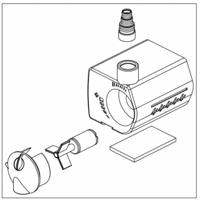 Sicce MiMouse Kamerbronpomp 300 l/h 0.5 m - thumbnail