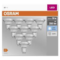 OSRAM HOMELIGHTING 4058075036703 LED-lamp Energielabel F (A - G) GU10 Reflector 4.3 W = 50 W Neutraalwit (Ø x h) 50 mm x 50 mm 10 stuk(s) - thumbnail