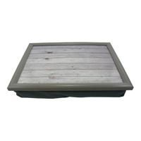 Schootkussen - Laptray - Steigerhout (43 x 33 cm) - thumbnail