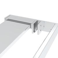 VidaXL Wandschap voor inloopdouchewand 80 cm aluminium chroomkleurig - thumbnail