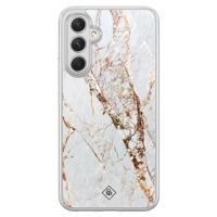Samsung Galaxy A54 hybride hoesje - Marmer goud - thumbnail