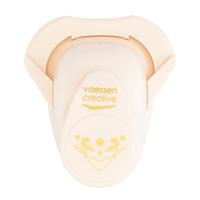 Vaessen Creative • hoekpons sterretje met sierrand 1,7x2,4cm - thumbnail