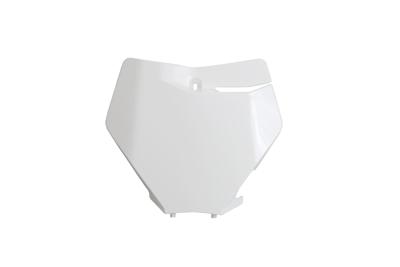 UFO PLAST startnummerbord start number plate ufo ktm white