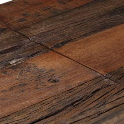 Wandtafel roestvrij staal en massief bielshout zilverkleurig Wandtafel roestvrij staal en massief bielshout zilverkleurig