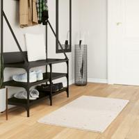 VidaXL Vloerkleed pamplona shaggy hoogpolig modern 60x110 cm crème - thumbnail