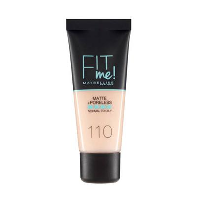 Maybelline - Fit Me Matte + Poreless Foundation - 110 Porcelain