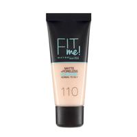 Maybelline - Fit Me Matte + Poreless Foundation - 110 Porcelain - thumbnail