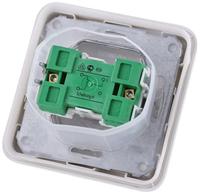 ELSO universele schakelaar 221604 10A FASHION IP44 zuiver wit Wit 1 stuk(s) - thumbnail