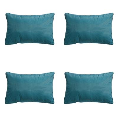 Sierkussen 60 x 40 piping Panama Zeegroen (4 stuks) Madison - Madison