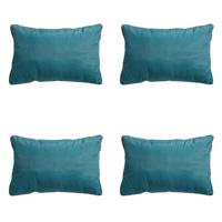 Sierkussen 60 x 40 piping Panama Zeegroen (4 stuks) Madison - Madison - thumbnail