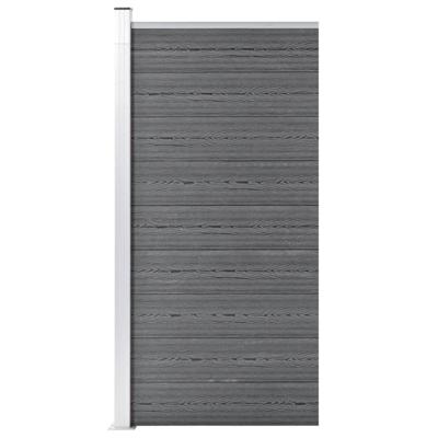 VidaXL Schuttingpaneel 95x186 cm hkc grijs