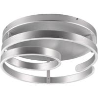 LED Plafondlamp 58W - Dimbaar Warm Wit 3000K - Rond Aluminium - thumbnail