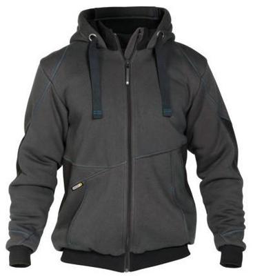 DASSY sweatshirt jas pulse antraciet/zwart xl