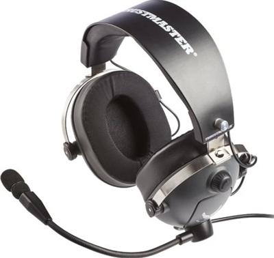 Thrustmaster Headset Over Ear headset Kabel Stereo Grijs, Metallic Volumeregeling, Microfoon uitschakelbaar (mute) Gamen - thumbnail