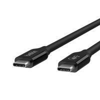 USB-C-kabel Belkin 0.8M01BT0.8MBK Zwart 80 cm 0,8 m - thumbnail