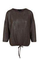 Elvira Casuals Top Britt E4 25-015 T-shirt Korte Mouw 1022 Dark Gold - thumbnail