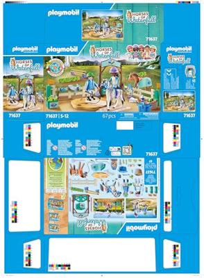 PLAYMOBIL 71637 Paarden van de Waterval Rijbaan, 67 onderdelen, vanaf 5 jaar - thumbnail
