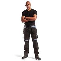 Blaklader werkbroek 1555-9994 zwart/grijs mt C48 - thumbnail