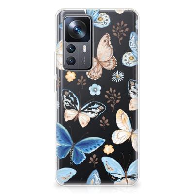 TPU Hoesje voor Xiaomi 12T | 12T Pro Vlinder TPU Hoesje voor Xiaomi 12T | 12T Pro Vlinder