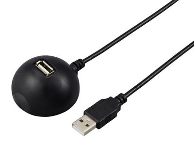 Renkforce USB-kabel USB 2.0 USB-A stekker, USB-A bus 1.50 m Zwart Dockingstation RF-5720418