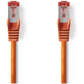 CAT6 S/FTP-Netwerkkabel | RJ45 Male - RJ45 Male | 0,5 m | Oranje
