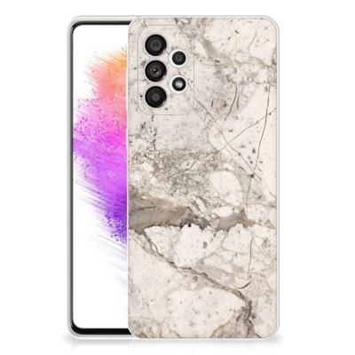 Samsung Galaxy A73 5G | TPU | Siliconen hoesje | Marmer Beige