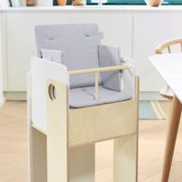 Kave Home Stoelkussen 'Nuun' t.b.v. kinderstoel, kleur Blauw - thumbnail