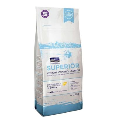 FISH4DOGS Superior Senior Salmon - droog hondenvoer - 6kg