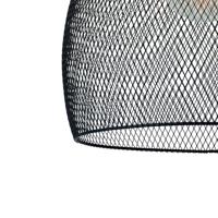 Lucide MESH - Hanglamp - Ø 28 cm - 1xE27 - Zwart - thumbnail
