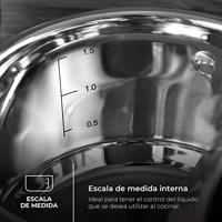 Slowcooker Masterpro BGMP-1505-BK Roestvrij staal 4 L 10 L - thumbnail