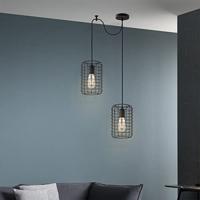 Edison Vintage LED lamp E27 LED filament lichtbron, Deco Drop ST64, 6.4/6.4/14cm, Rook, Retro LED lamp Dimbaar, 6W 160lm 1800K, warm wit licht, geschikt voor E27 fitting - thumbnail