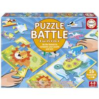 Puzzel - EDUCA - Battle Jr Animals - 16 puzzels - 9 stukjes per puzzel - Voor kinderen vanaf 4 jaar - thumbnail