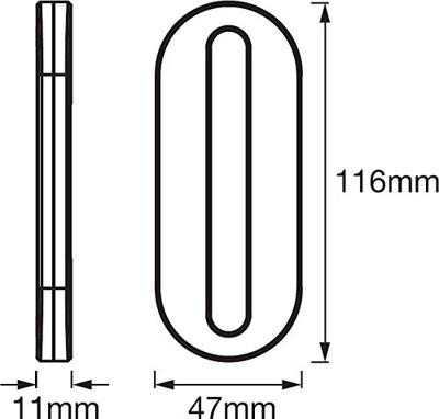 LEDVANCE LINEAR LED MOBILE IR USB WT LEDV 4058075399747 Tafellamp met accu Ovaal LED Koudwit Wit